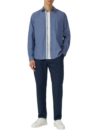 Хлопковая сорочка обычной посадки с нагрудным карманом S.Oliver