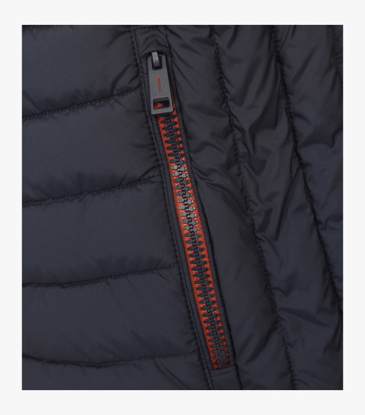 Стеганый жилет темно-синего цвета Casa Moda