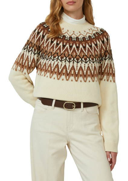 Ремень из кожи коричневого цвета S.Oliver