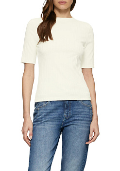 Приталенная футболка с ребристой текстурой S.Oliver