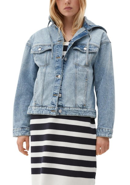 Джинсовый жакет с капюшоном S.Oliver