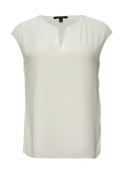 Блузка-топ с атласной отделкой Comma