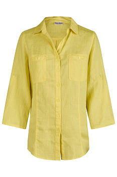 Льняная блуза на пуговицах Barbara Lebek