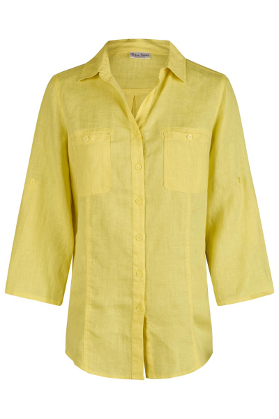 Льняная блуза на пуговицах Barbara Lebek