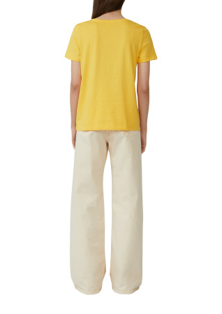 Хлопковая футболка с мини-вышивкой S.Oliver 