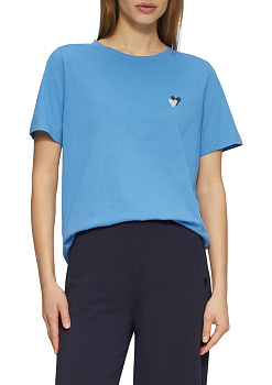 Хлопковая футболка с вышивкой S.Oliver