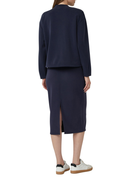 Свитшот на молнии из скубы с регулируемым низом S.Oliver