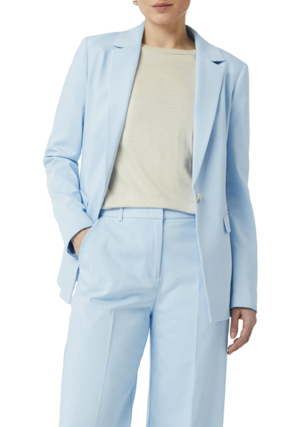 Элегантный жакет голубого цвета Comma