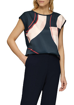 Футболка-блуза с принтом S.Oliver