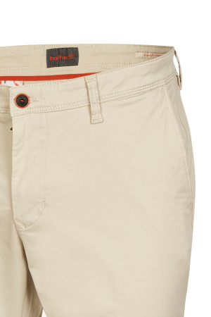 Хлопковые чиносы бежевого цвета Harvey Hattric