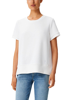 Футболка с удлиненной спинкой Comma Ci