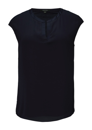 Блузка-топ с атласной отделкой Comma