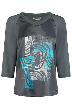 Футболка с принтом Barbara Lebek