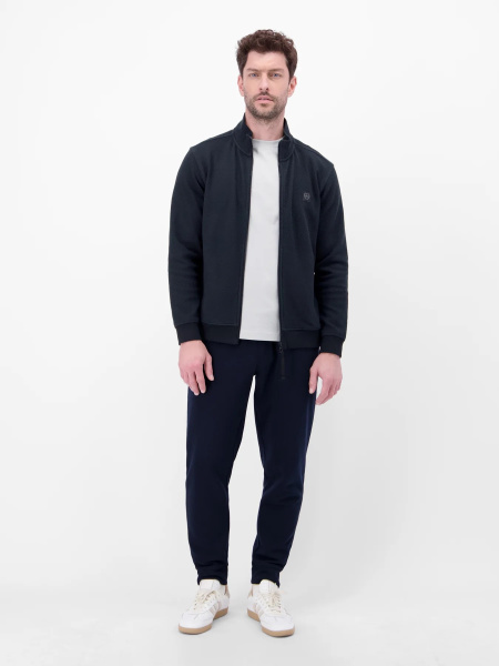 Свитшот темно-синего цвета со структурой Lerros