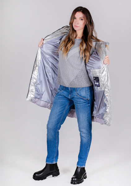 Пуховик Severina серебряный Avi