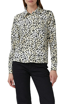 Трикотажная блуза с принтом цвета  S.Oliver