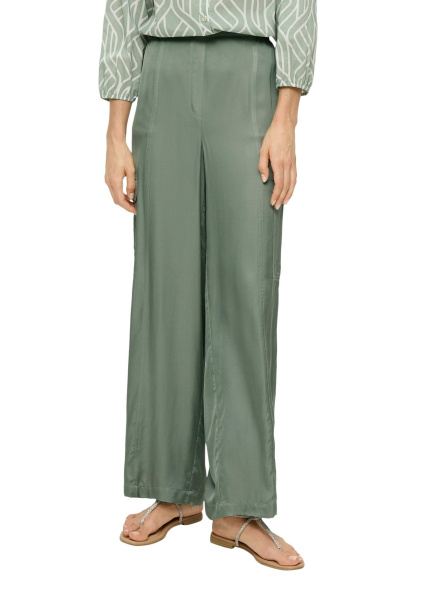 Широкие брюки-карго из вискозы S.Oliver