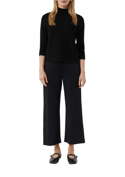 Джемпер с рукавом 3/4 черный Comma