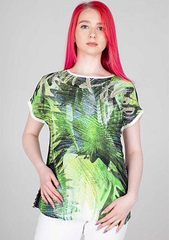 Футболка с полосатой спинкой Via Appia