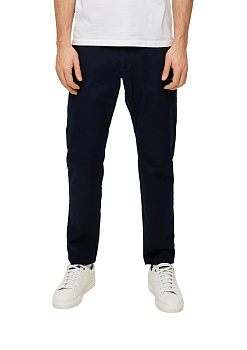 Темно-синие брюки со структурой S.Oliver