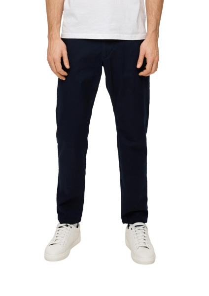 Темно-синие брюки со структурой S.Oliver