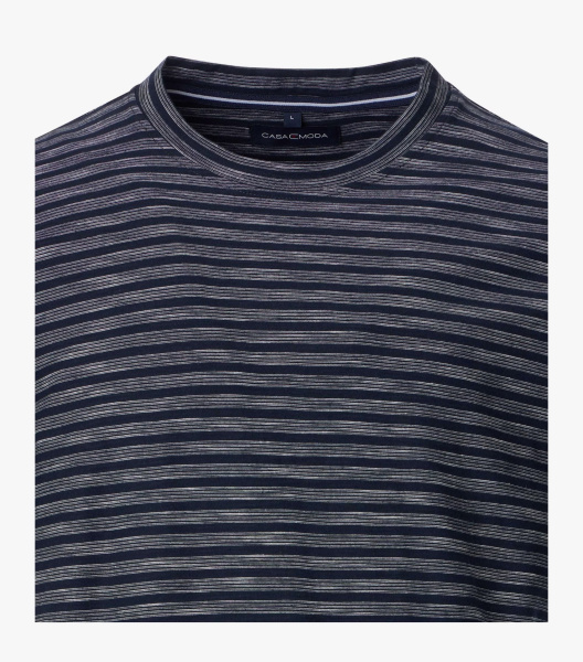 Футболка в темно-синюю полоску Casa Moda