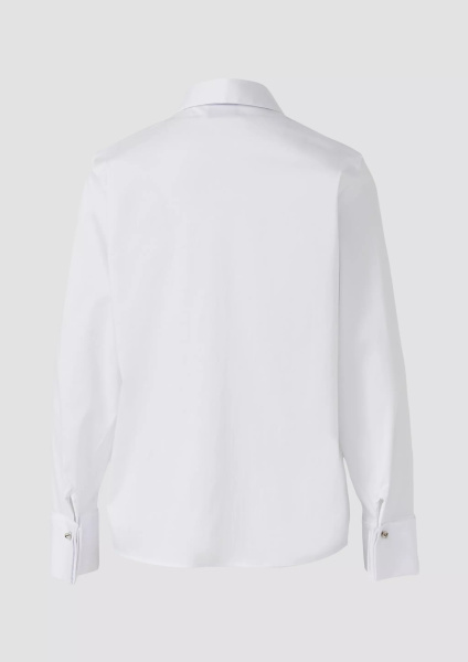 Белая блуза из поплина  S.Oliver