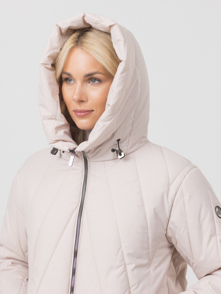 Куртка демисезонная молочного цвета SIARA Maritta