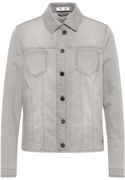 Джинсовая куртка серого цвета Barbara Lebek