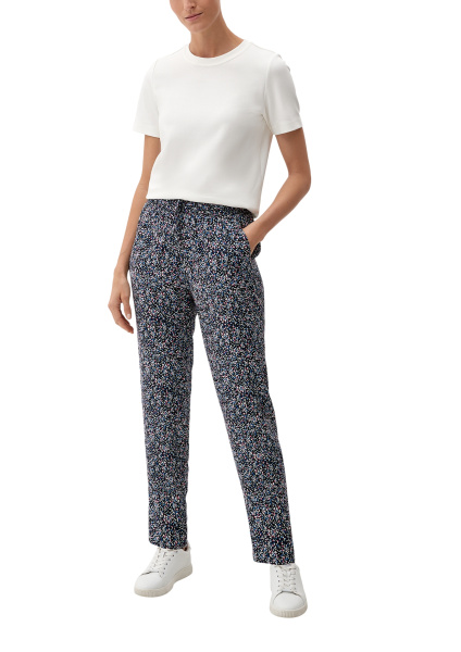 Брюки из вискозы свободного кроя S.Oliver