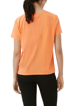 Хлопковая футболка с коротким рукавом оранжевая CommaCi