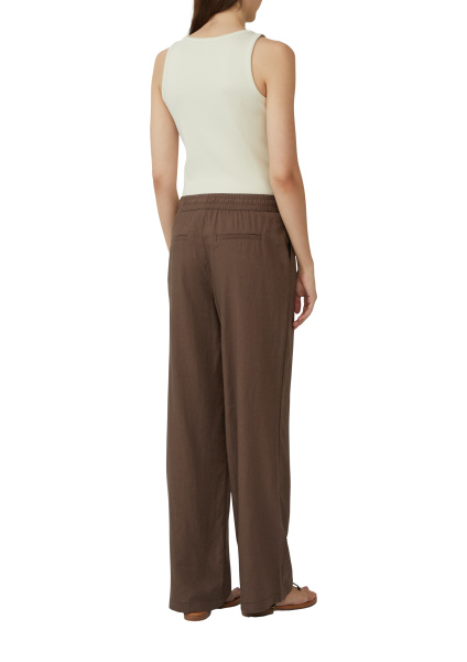 Брюки широкого кроя из смеси льна и вискозы S.Oliver 