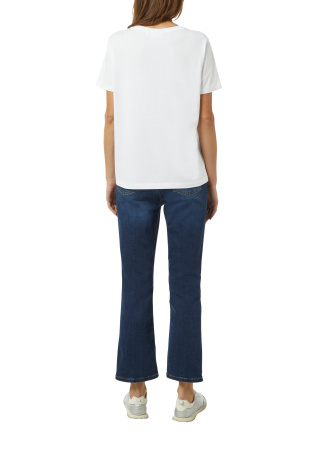 Базовая белая футболка Comma Ci