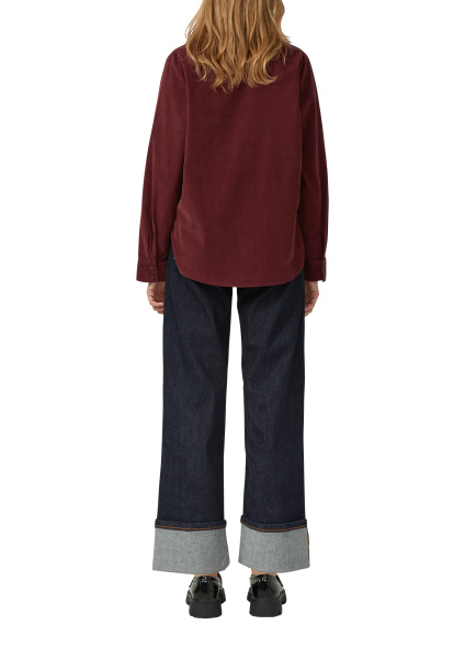 Блуза из тонкого вельвета  S.Oliver