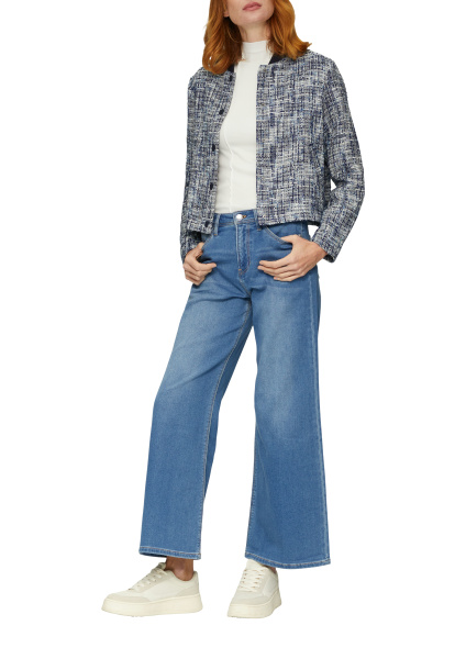 Укороченный жакет-бомбер букле S.Oliver