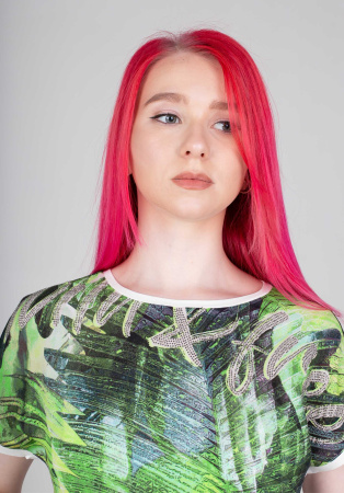 Футболка с полосатой спинкой Via Appia