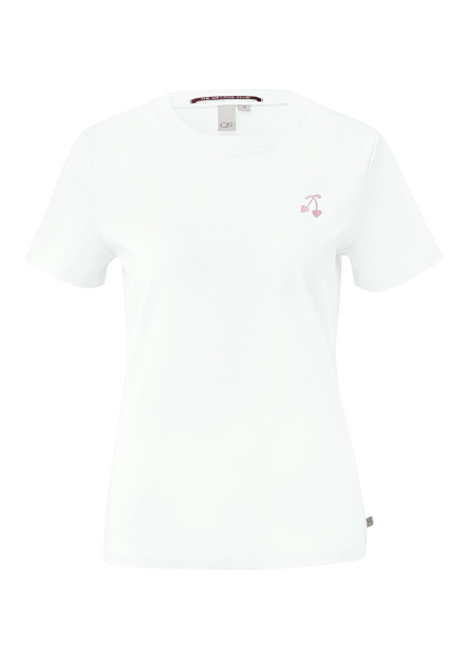 Хлопковая футболка с коротким рукавом QS by S.Oliver