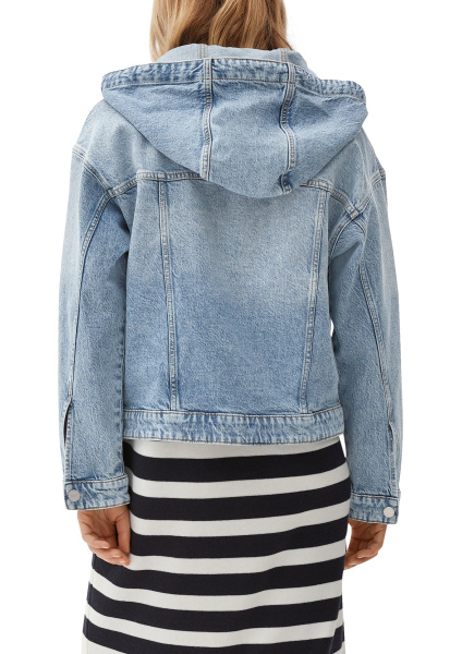 Джинсовый жакет с капюшоном S.Oliver