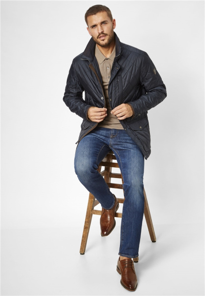 Облегченная куртка Vegas темно-синего цвета S4Jakets