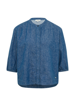 Блуза из смеси льна и хлопка с рукавом 3/4  S.Oliver