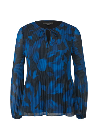 Шифоновая блуза-плиссе Comma