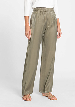 Широкие брюки с блеском вискозы Olsen