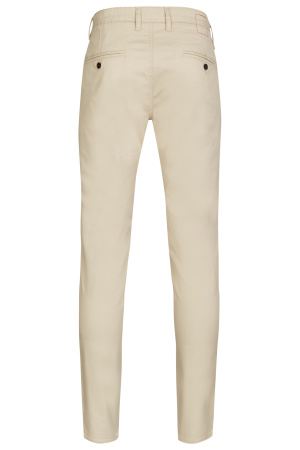 Хлопковые чиносы бежевого цвета Harvey Hattric
