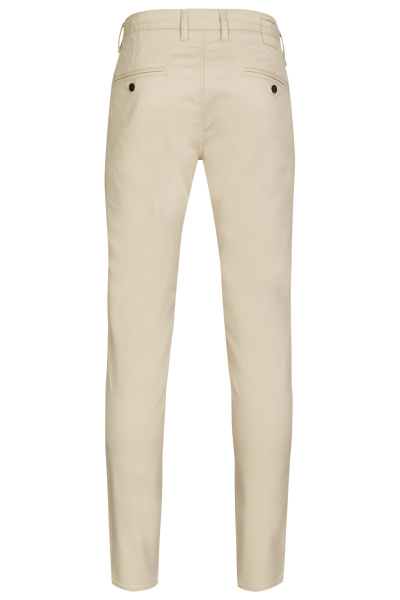 Хлопковые чиносы бежевого цвета Harvey Hattric