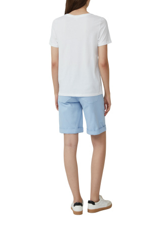 Хлопковая футболка с мини-вышивкой S.Oliver 