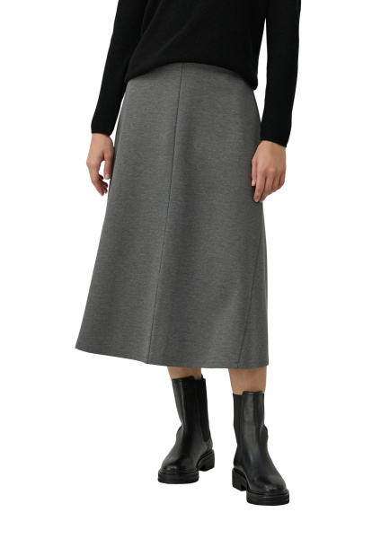 Расклешенная юбка миди из трикотажа интерлок S.Oliver