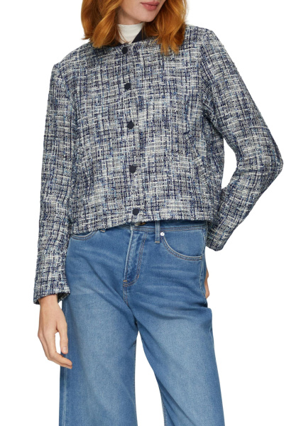 Укороченный жакет-бомбер букле S.Oliver