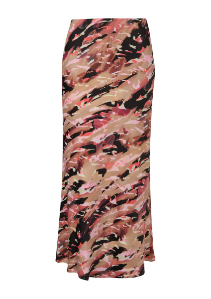 Юбка-миди с оптикой сатина Comma