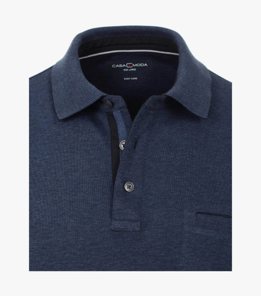 Джемпер-поло синего цвета Casa Moda