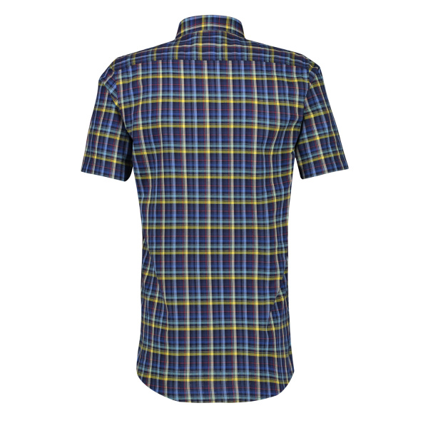 Сорочка в темно-синюю клетку Lerros